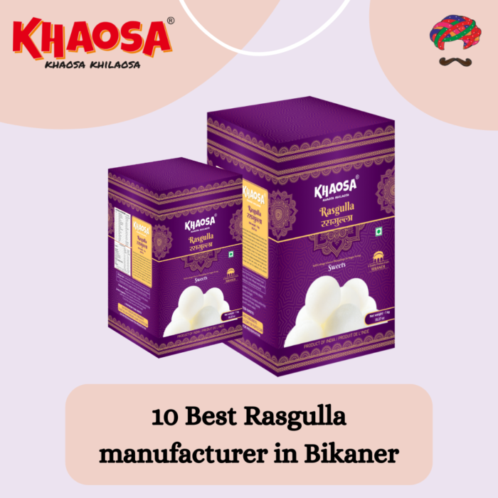 Best Rasgulla manufacturer in Bikaner