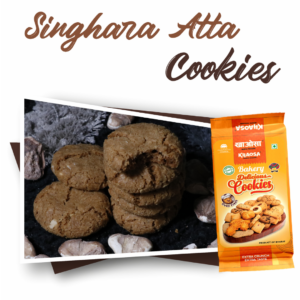 Singhara Atta Cookies